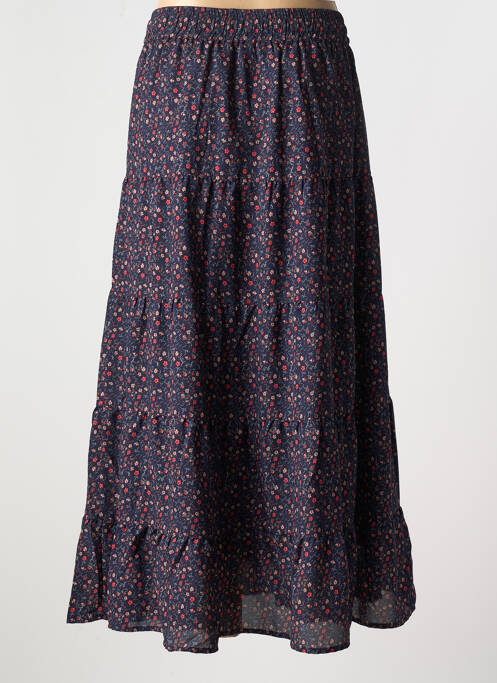 Jupe mi-longue bleu SHEEGO pour femme