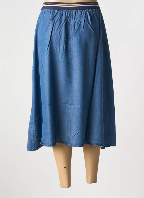 Jupe mi-longue bleu SHEEGO pour femme