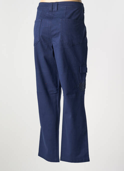 Pantalon droit bleu SHEEGO pour femme