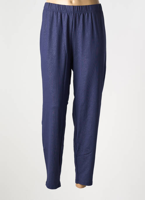 Pantalon droit bleu SHEEGO pour femme