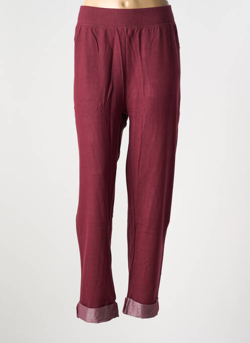 Pantalon droit rouge SHEEGO pour femme