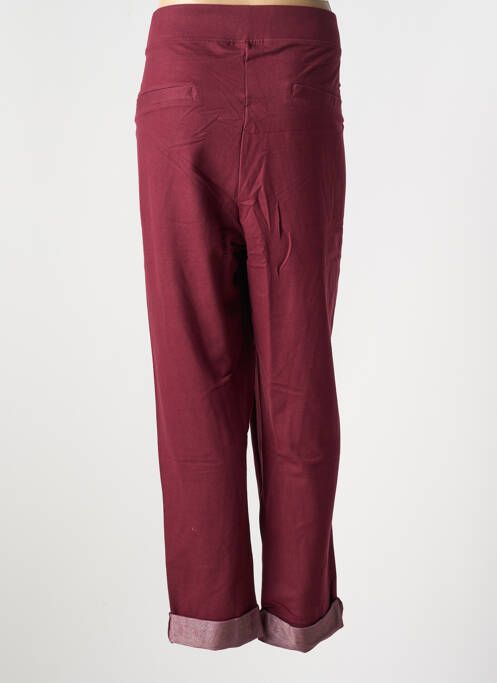 Pantalon droit rouge SHEEGO pour femme