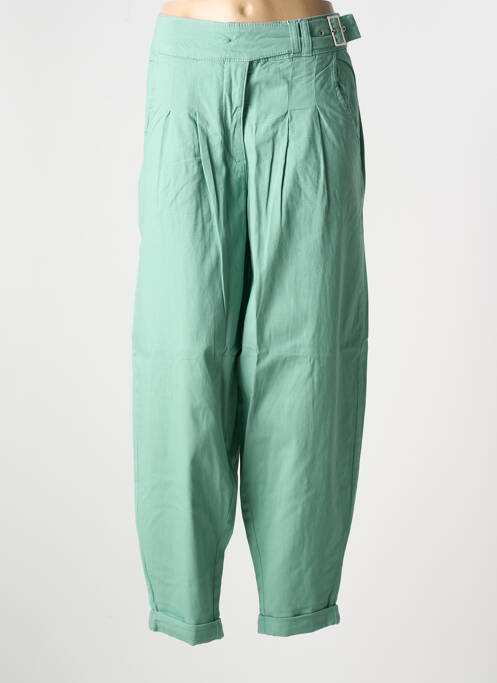 Pantalon droit vert SHEEGO pour femme