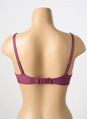 Soutien-gorge tissage dentelle haut soutien-gorge moulé violet CHANTELLE femme