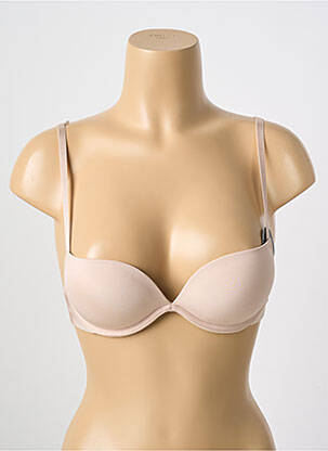 Soutien-gorge effet matière satinée haut soutien-gorge push-up beige PASSIONATA femme