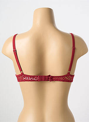 Soutien-gorge effet matière satinée haut soutien-gorge push-up rouge PASSIONATA femme