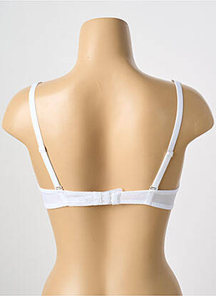 Soutien-gorge effet matière satinée haut soutien-gorge avec mousse de rembourrage amovible blanc SIMONE PERELE femme