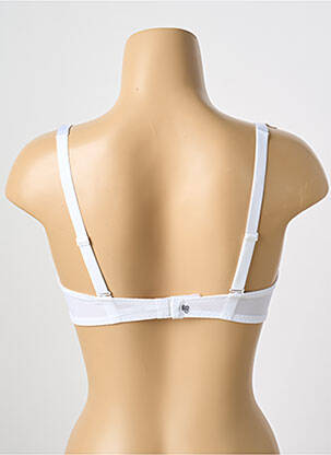 Soutien-gorge effet matière satinée haut soutien-gorge avec mousse de rembourrage amovible blanc SIMONE PERELE femme