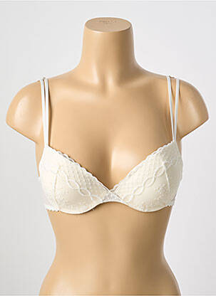 Soutien-gorge effet matière satinée haut soutien-gorge push-up beige PASSIONATA femme