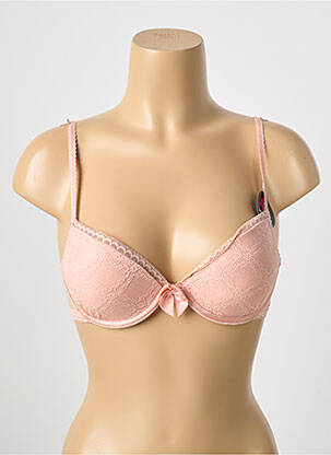 Soutien-gorge effet matière satinée haut soutien-gorge push-up rose PASSIONATA femme