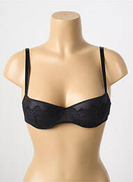 Soutien-gorge effet matière satinée haut soutien-gorge push-up noir PASSIONATA femme