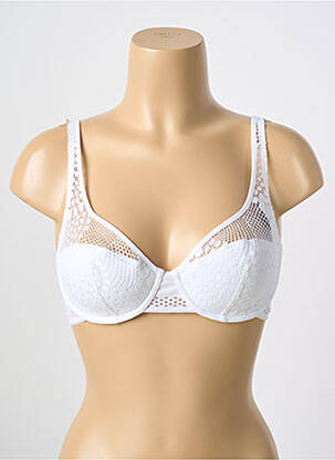 Soutien-gorge sans armature haut soutien-gorge moulé blanc IMPLICITE femme