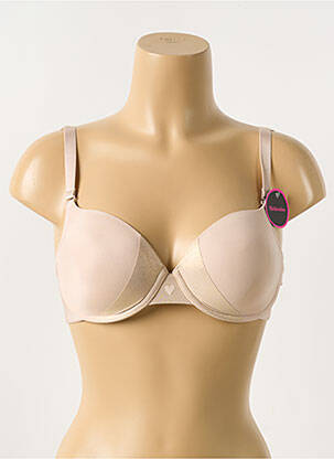 Soutien-gorge effet matière satinée haut soutien-gorge moulé chair PASSIONATA femme
