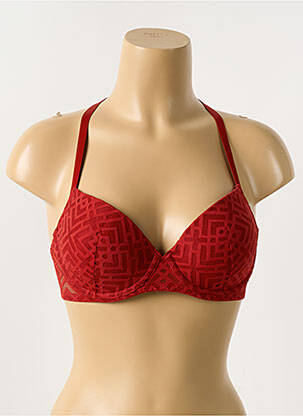 Soutien-gorge broderie haut soutien-gorge moulé rouge PASSIONATA femme