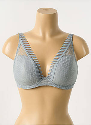 Soutien-gorge effet matière satinée haut soutien-gorge emboitant gris PASSIONATA femme