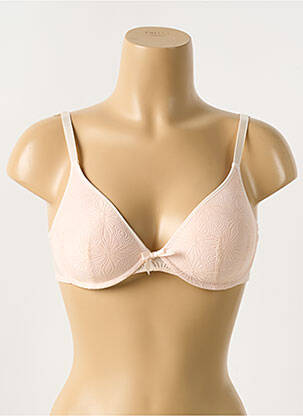 Soutien-gorge effet matière satinée haut soutien-gorge moulé rose PASSIONATA femme