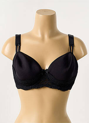 Soutien-gorge tissage dentelle haut soutien-gorge moulé noir SIMONE PERELE femme