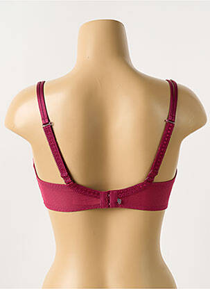 Soutien-gorge effet matière satinée haut soutien-gorge moulé rouge SIMONE PERELE femme