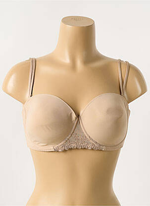 Soutien-gorge broderie haut soutien-gorge moulé chair SIMONE PERELE femme