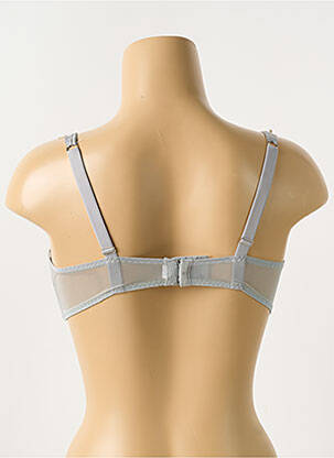 Soutien-gorge effet matière satinée haut soutien-gorge moulé gris IMPLICITE femme