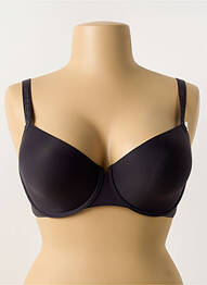 Soutien-gorge effet matière satinée haut soutien-gorge moulé marron SIMONE PERELE femme