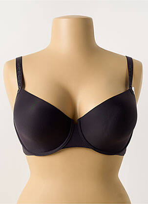 Soutien-gorge effet matière satinée haut soutien-gorge moulé marron SIMONE PERELE femme