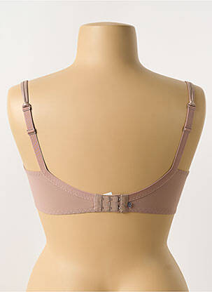 Soutien-gorge effet matière satinée haut soutien-gorge moulé marron SIMONE PERELE femme