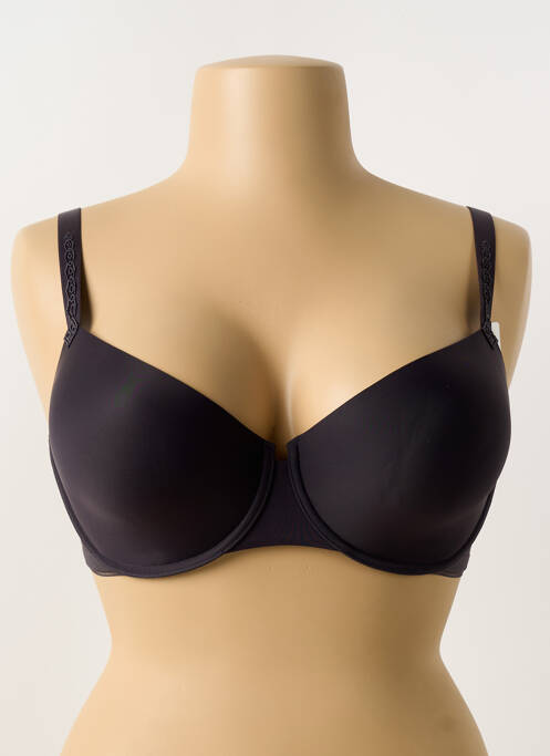 Soutien-gorge effet matière satinée haut soutien-gorge moulé marron SIMONE PERELE femme