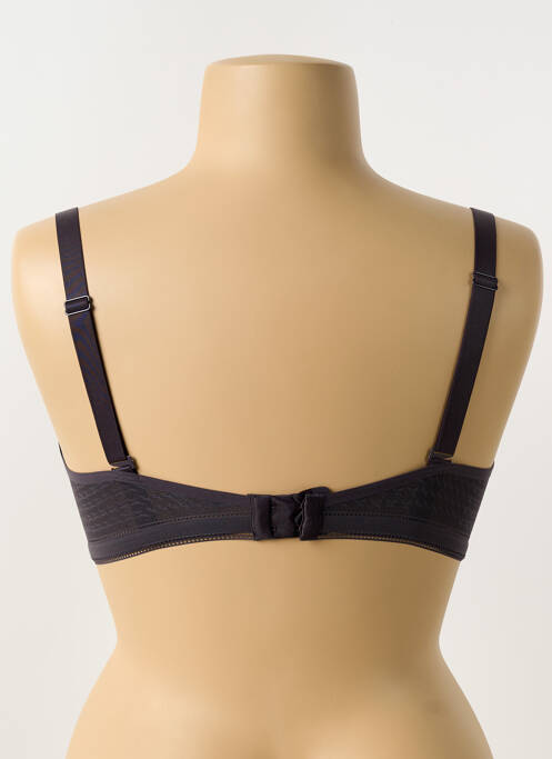 Soutien-gorge effet matière satinée haut soutien-gorge moulé marron SIMONE PERELE femme