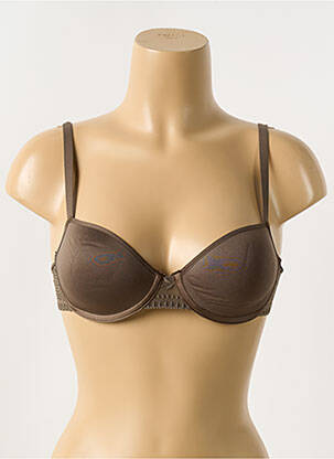 Soutien-gorge effet matière satinée haut soutien-gorge moulé vert PASSIONATA femme