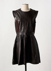 Robe mi-longue marron PAUL AJAMIAN pour femme seconde vue