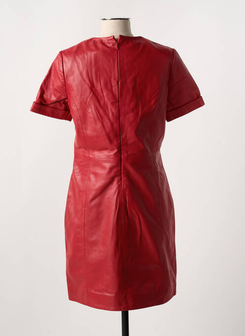 Robe mi-longue rouge PAUL AJAMIAN pour femme