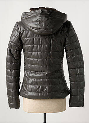 Doudoune poches a capuche gris PAUL AJAMIAN femme