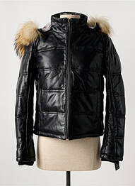 Doudoune poches a capuche noir PAUL AJAMIAN femme