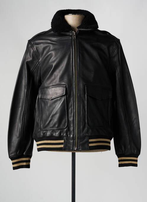 Blouson noir PAUL AJAMIAN pour homme