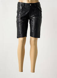 Bermuda slim taille normale noir PAUL AJAMIAN femme