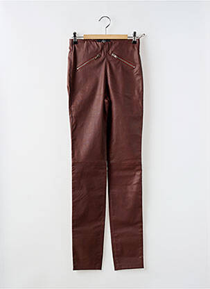 Jegging taille haute taille haute rouge PAUL AJAMIAN femme