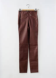 Jegging taille haute taille haute rouge PAUL AJAMIAN femme