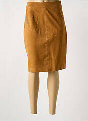 Jupe mi-longue orange PAUL AJAMIAN pour femme seconde vue