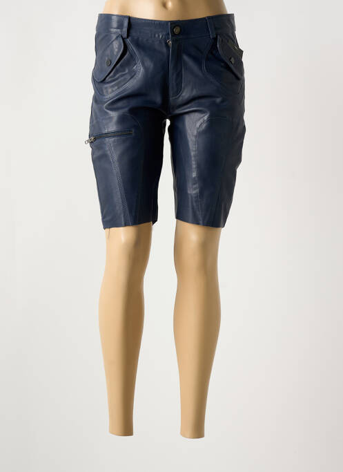 Bermuda bleu PAUL AJAMIAN pour femme