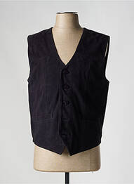 Gilet sans manche poches noir PAUL AJAMIAN homme