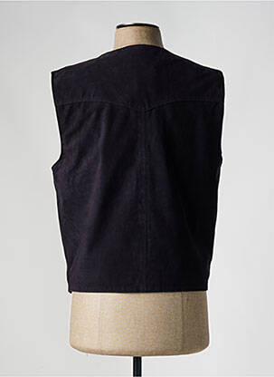 Gilet sans manche poches noir PAUL AJAMIAN homme
