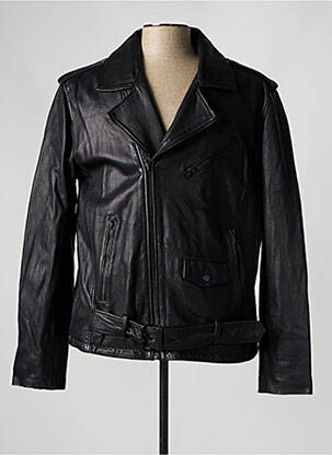 Blouson poches noir PAUL AJAMIAN homme