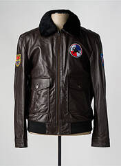 Blouson marron PAUL AJAMIAN pour homme seconde vue