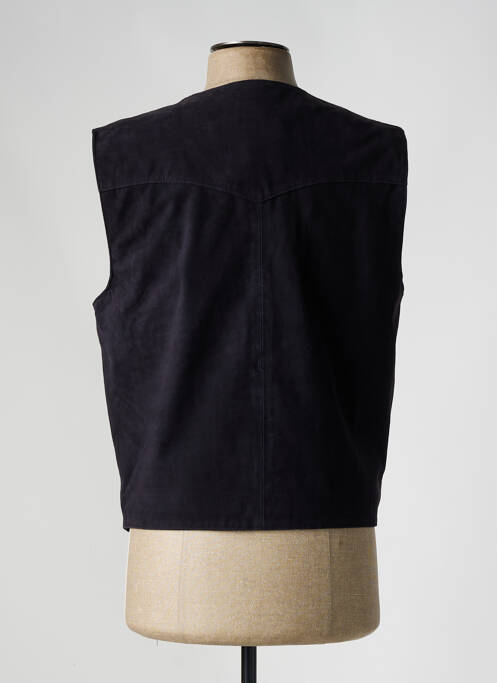 Gilet sans manche poches noir PAUL AJAMIAN homme
