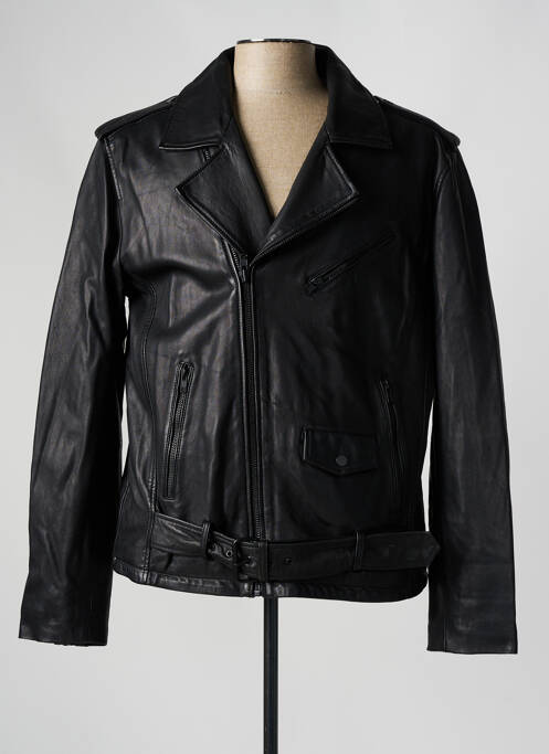 Blouson noir PAUL AJAMIAN pour homme