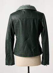 Veste simili cuir vert PAUL AJAMIAN pour femme seconde vue