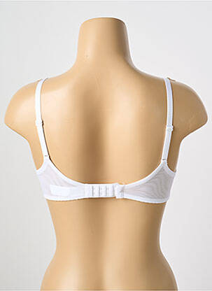 Soutien-gorge broderie haut soutien-gorge emboitant blanc CHANTELLE femme