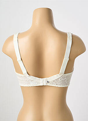 Soutien-gorge effet matière satinée haut soutien-gorge emboitant blanc SIMONE PERELE femme