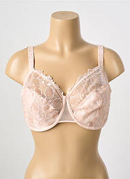 Soutien-gorge effet matière satinée haut soutien-gorge emboitant rose SIMONE PERELE femme